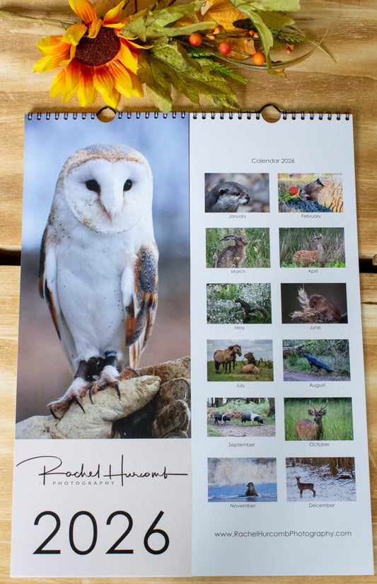 2026 Wildlife Calendar Slimline