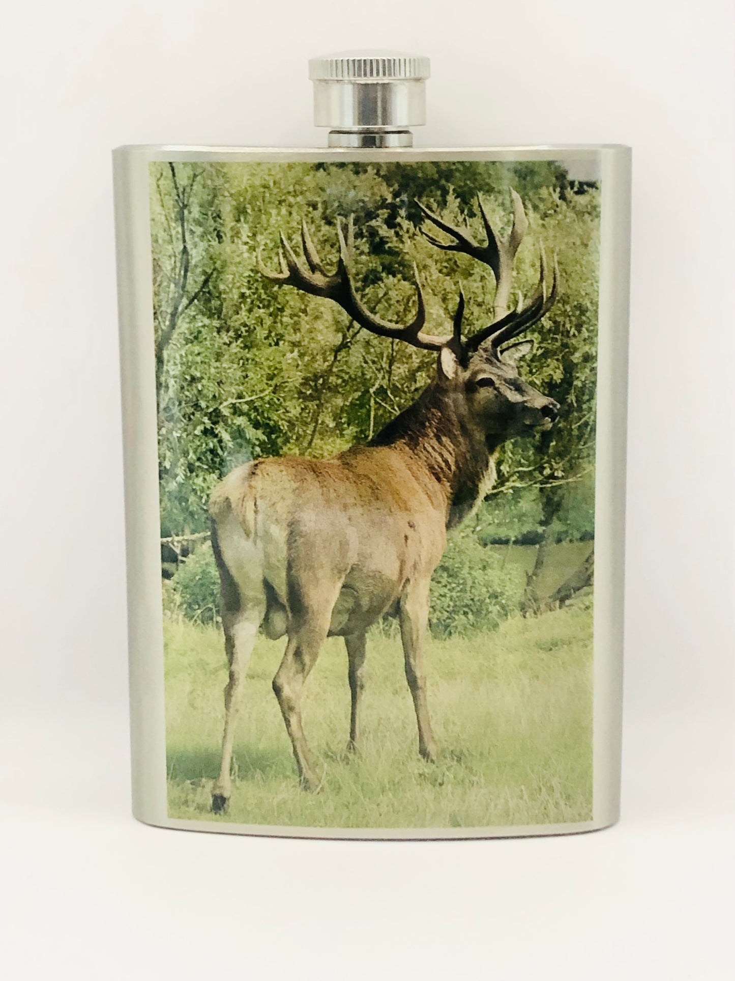 Stag 8oz Metal Hip Flask