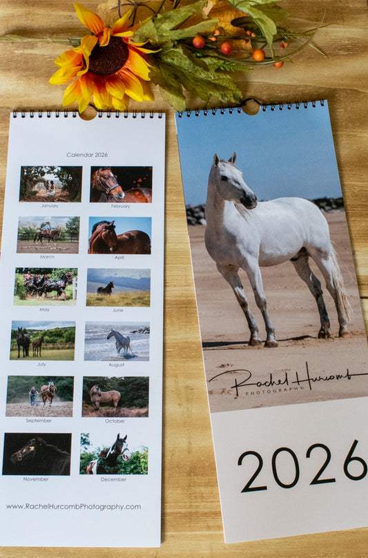 2026 Equine Calendar Slimline