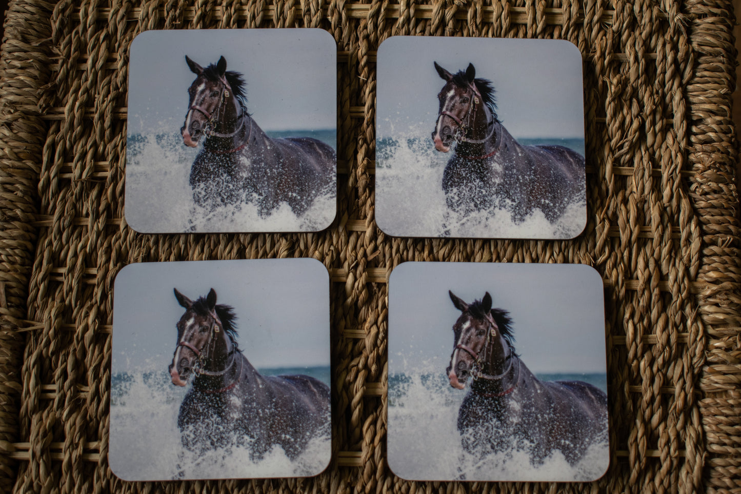 Beach Horse Coasters