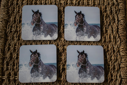 Beach Horse Coasters