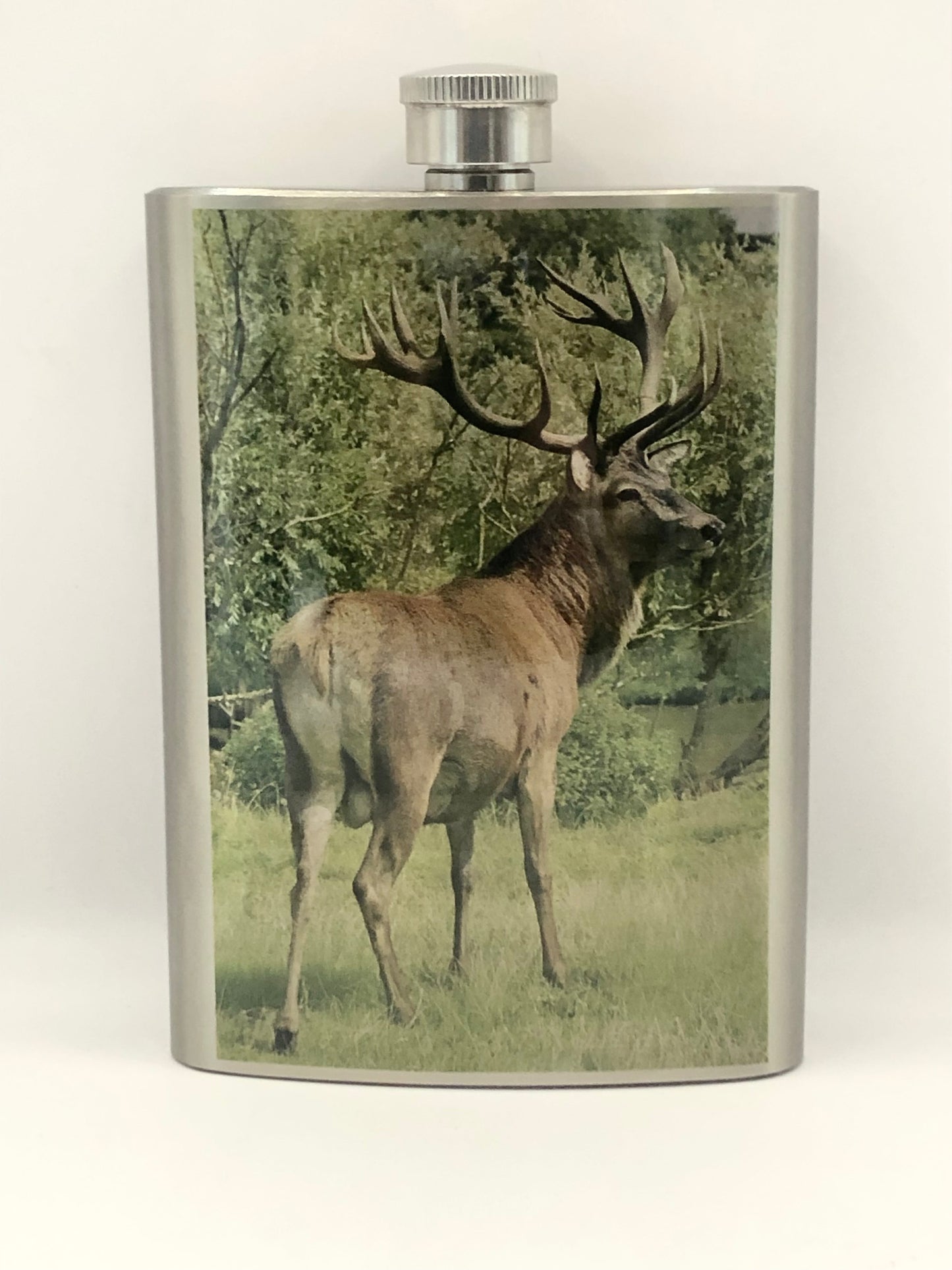 Stag 8oz Metal Hip Flask